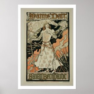 Reproduction of a poster advertising 'Joan of Arc' ポスター