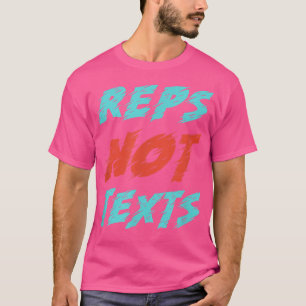 Reps Not Tetsジムやる気を起こさせるボディビルWorkou Tシャツ
