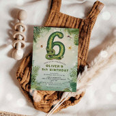 Reptile 6th Birthday Snake Boy Invitation 招待状