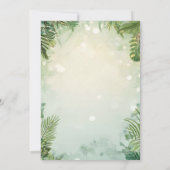 Reptile 6th Birthday Snake Boy Invitation 招待状 (裏面)