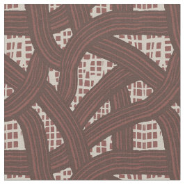 reptile Burgundy lins bold grid stripe texture dar ファブリック