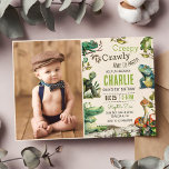 Reptile Kids 1st Birthday Photo 招待状<br><div class="desc">Reptile Kids 1st Birthday Photo招待状</div>