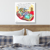 Reptile People おもしろい Rick London Canvas Print キャンバスプリント (インサイチュ (寝室))