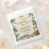 Reptile Show誕生日パーティー フェイバーバッグ (クリップ留めされた状態)