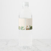 Reptile Show誕生日パーティー ペットボトルラベル (裏面)