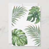 Reptile Slither Crawl Snake Turtle Birthday 招待状 (裏面)