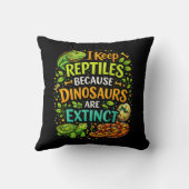 Reptiles Rule クッション (裏面)