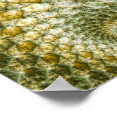 Reptilian – フラクタルアート ポスター (角)