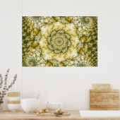 Reptilian – フラクタルアート ポスター (キッチン)