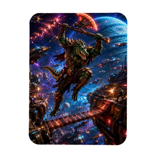 Reptilian Space Pirate — Savage Boarding Attack マグネット (縦)