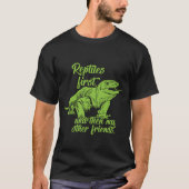 Reptilien Liebhaber Tシャツ (正面)