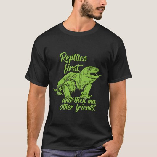Reptilien Liebhaber Tシャツ (正面)