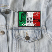 Repubblica Italiana Colosseo 缶バッジ (インサイチュ)