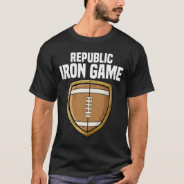 REPUBLIC IRON GAME - NEW ENGLAND FOOTBALL Tシャツ