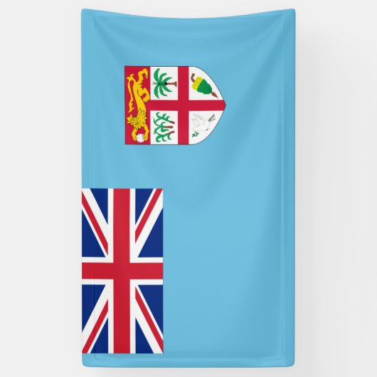 Republic of Fiji flag Banner 横断幕 (縦)