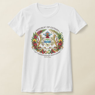 Republic of Guyana 60th Independence Anniversary  Tシャツ
