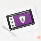 Republic of Kanienkeh(Mohawk Nation)シール 長方形シール (封筒)