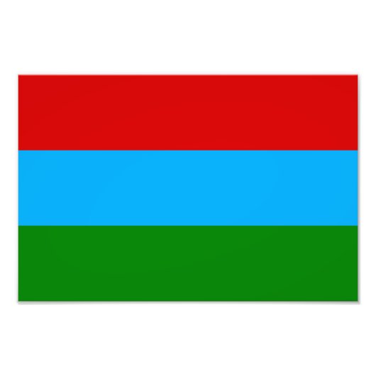 Republic of Karelia Flag フォトプリント (正面)