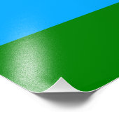 Republic of Karelia Flag フォトプリント (角)