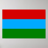 Republic of Karelia Flag ポスター (正面)