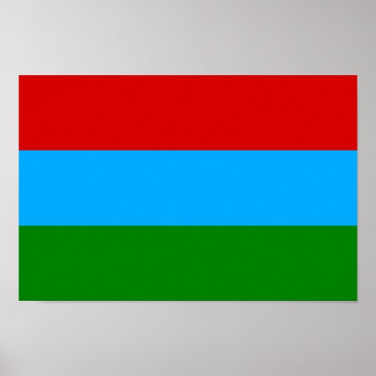 Republic of Karelia Flag ポスター (正面)