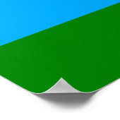 Republic of Karelia Flag ポスター (角)