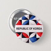 Republic of Korea 缶バッジ (正面&裏面)