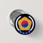 Republic of Korea Emblem 缶バッジ (正面&裏面)