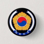Republic of Korea Emblem 缶バッジ (正面)