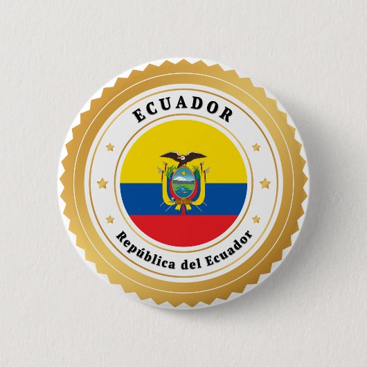 República del Ecuador  缶バッジ (正面)