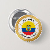 República del Ecuador  缶バッジ (正面&裏面)