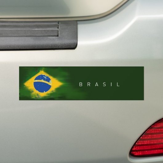 Republica Federativa do Brasilシール バンパーステッカー (車上)