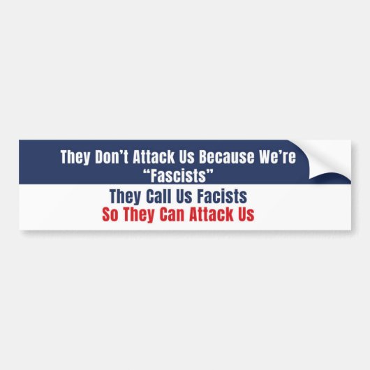 Republican Anti-Democrat Bumper Sticker  バンパーステッカー (正面)