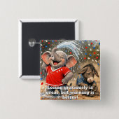 Republican Customizable Midterm Elections Button 缶バッジ (正面&裏面)