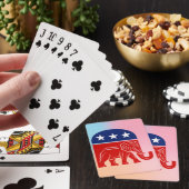 Republican Elephant Political Playing Cards トランプ (インサイチュ)