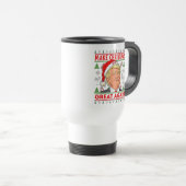 Republican Gift Mug, Donald Trump Merry Christmas トラベルマグ (正面右)