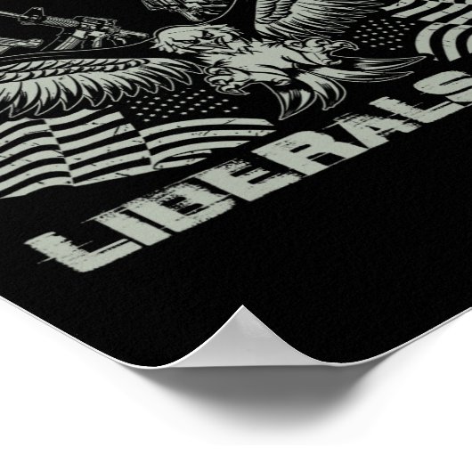 Republican I'm Proud To Be Everything Liberals Hat ポスター (角)