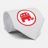 Republican Party Political Symbol (Elephant) ネクタイ (ロール)