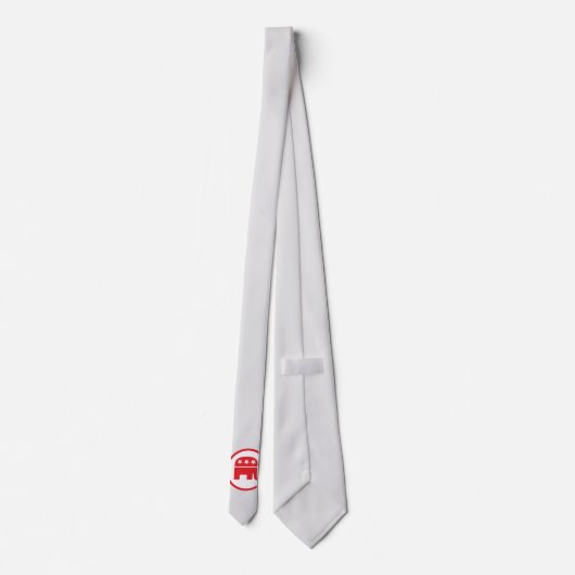 Republican Party Political Symbol (Elephant) ネクタイ (裏面)