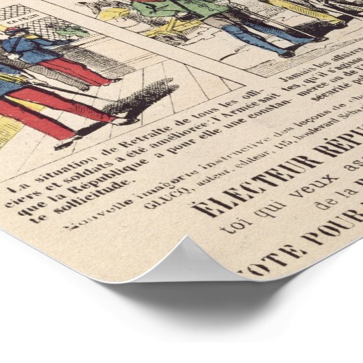 Republican propaganda ポスター (角)