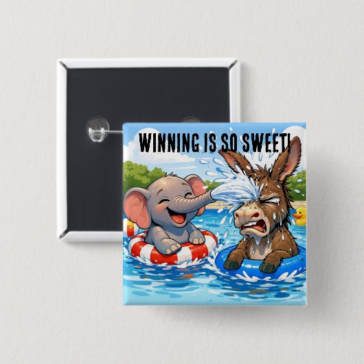 Republican Victory US Midterm Election Button 缶バッジ (正面&裏面)