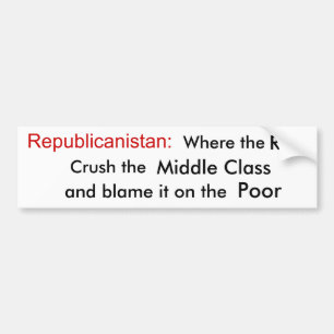 Republicanistanへの歓迎 バンパーステッカー