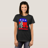 Republicans Do It Better Cat Politics USA American Tシャツ (正面フル)