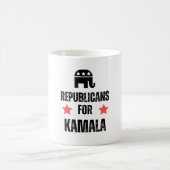 Republicans for Kamala Harris 2024 コーヒーマグカップ (中央)