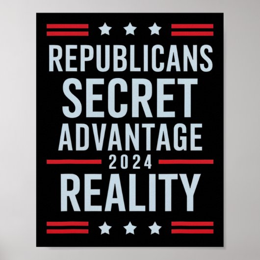 Republicans Secret Advantage Reality 2025  ポスター (正面)