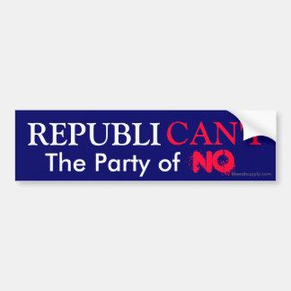 REPUBLICAN'T バンパーステッカー