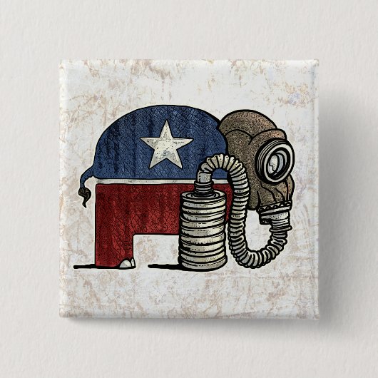 RepubliCAN'T Anti_GOP 缶バッジ (正面)
