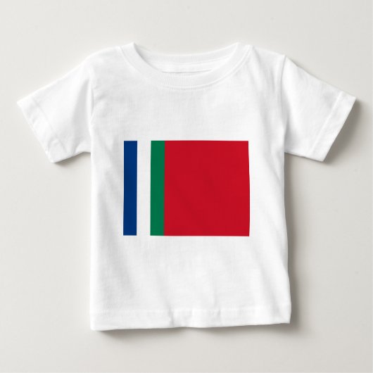 Republik Maluku Selatan (南モルッカ諸島)の旗 ベビーTシャツ (正面)
