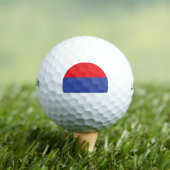 Republika Srpska国旗 ゴルフボール (インサイチュ 木)