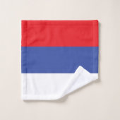 Republika Srpska国旗 バスタオルセット (ウォッシュタオル)